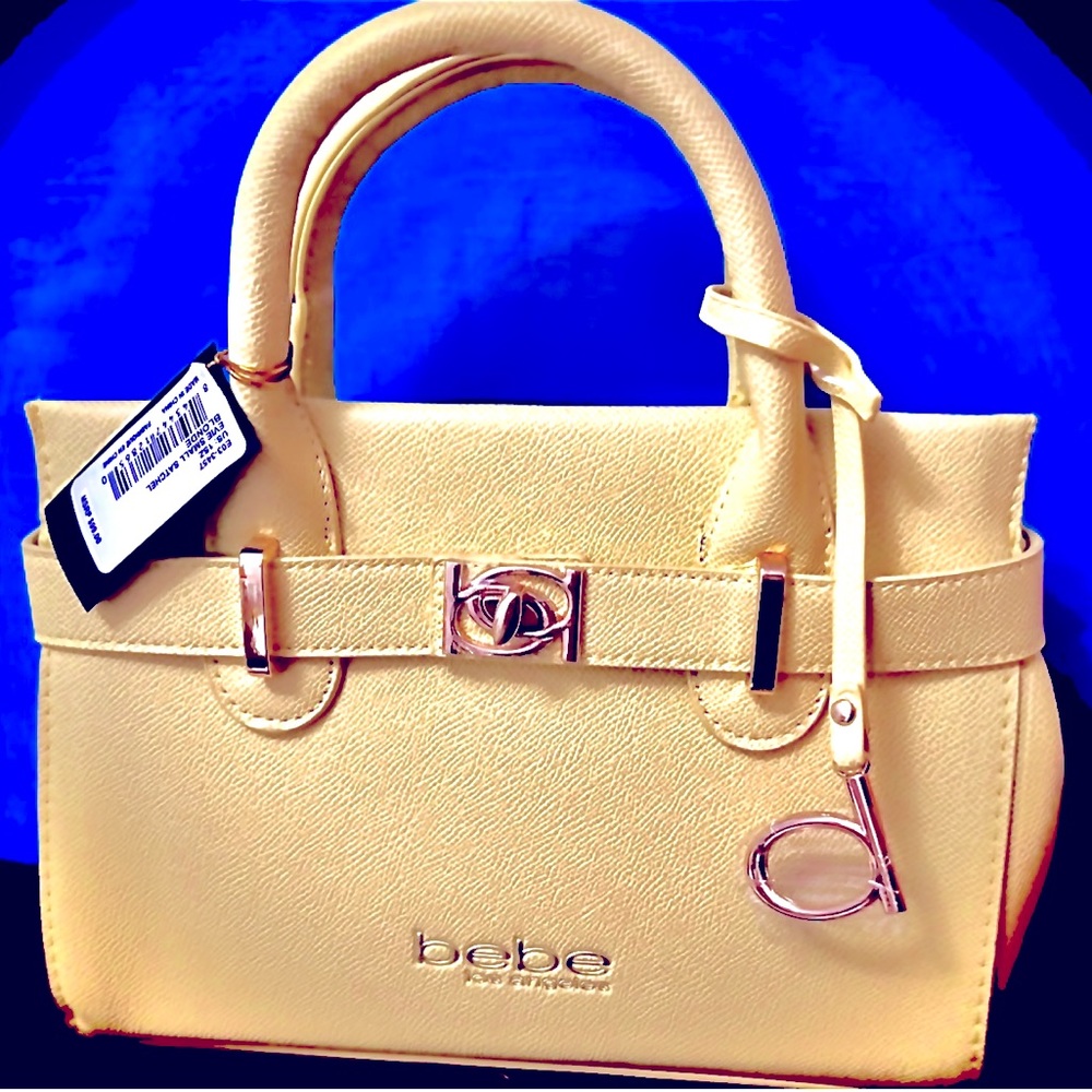 NWT Yellow BEBE Mini Handbag